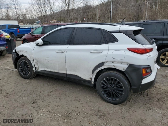 2021 Hyundai Kona SEL with VIN KM8K2CAA1MU631877, listed as a Copart auction lot 47618925 with 66,756 mi miles and Salvage Title. Bid and sale history available at carsss.com. Image 2.