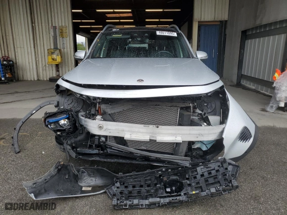 2023 Mercedes-Benz EQB with VIN W1N9M0KB8PN052962, listed as a Copart auction lot 48611095 with 17,663 mi miles and Salvage Title. Bid and sale history available at carsss.com. Image 5.