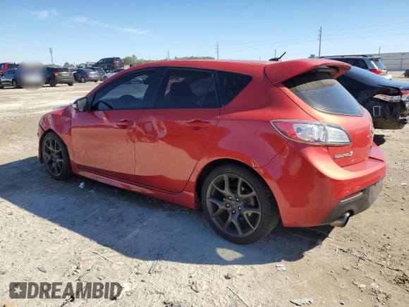 2013 Mazda 3 Mazdaspeed3 Touring with VIN JM1BL1L34D1734135, listed as a Copart auction lot 45232405 with 102,490 mi miles and Salvage Title. Bid and sale history available at DreamBid. Image 2.