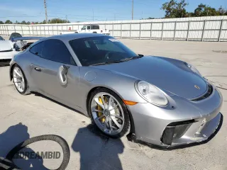 2018 Porsche 911 GT3 with VIN WP0AC2A92JS174646, listed as a Copart auction lot 80359474 with Not Provided miles and Non Repairable. Bid and sale history available at DreamBid. Image 4.