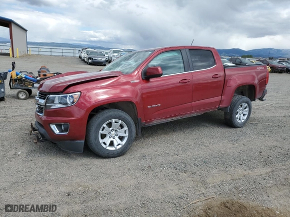 2017 Chevrolet Colorado 4WD LT with VIN 1GCPTCE15H1198444, listed as a Copart auction lot 86811694 with 0 mi miles and Salvage Title. Bid and sale history available at carsss.com. Image 1.