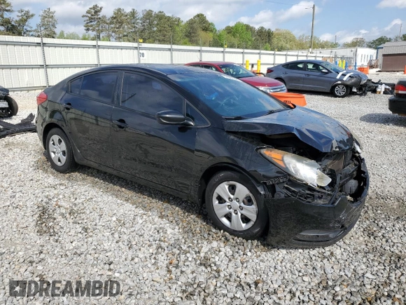 2016 Kia Forte LX with VIN KNAFK4A62G5466151, listed as a Copart auction lot 51963325 with 127,851 mi miles and Salvage Title. Bid and sale history available at carsss.com. Image 4.