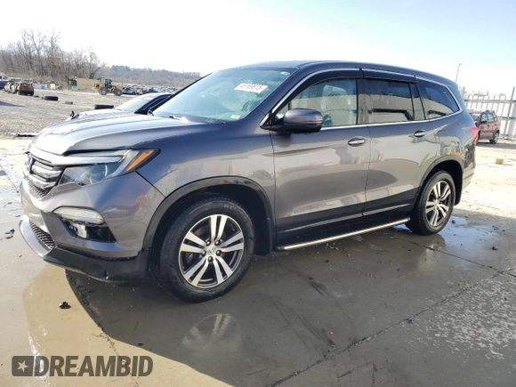 2016 Honda Pilot EX-L with VIN 5FNYF6H77GB062917, listed as a Copart auction lot 49169615 with 207,746 mi miles and Salvage Title. Bid and sale history available at carsss.com. Image 1.