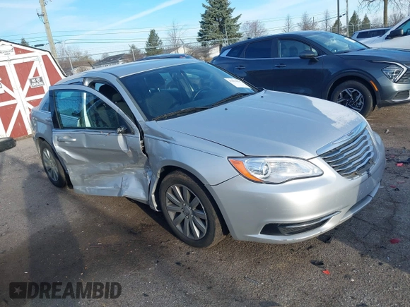 2012 Chrysler 200 Touring with VIN 1C3CCBBB0CN100240, listed as a IAAI auction lot 41870055 with 112,873 mi miles. Bid and sale history available at carsss.com. Image 1.