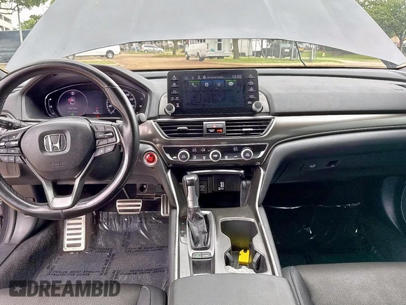 2020 Honda Accord Sport with VIN 1HGCV1F30LA013322, listed as a Copart auction lot 65007465 with 46,800 mi miles and Clean title. Bid and sale history available at DreamBid. Image 9.