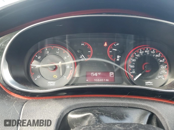 2014 Dodge Dart SXT with VIN 1C3CDFBB8ED743643, listed as a Copart auction lot 53988915 with 168,461 mi miles and Salvage Title. Bid and sale history available at carsss.com. Image 9.