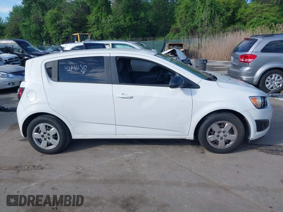 2013 Chevrolet Sonic LS with VIN 1G1JA6SH8D4130347, listed as a IAAI auction lot 42146150 with 144,120 mi miles and . Bid and sale history available at DreamBid. Image 12.