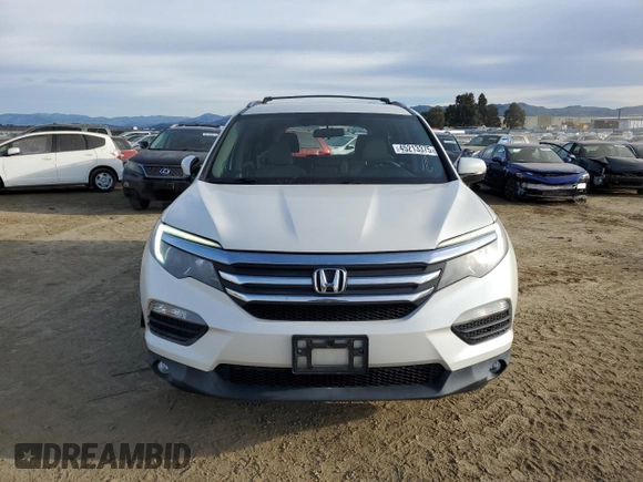 2017 Honda Pilot EX with VIN 5FNYF6H38HB031383, listed as a Copart auction lot 45213375 with 91,290 mi miles and Salvage Title. Bid and sale history available at DreamBid. Image 5.