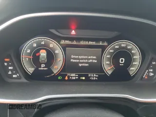2019 Audi Q3 S line Prestige with VIN WA1FECF38K1079598, listed as a Copart auction lot 75451884 with 71,486 mi miles and Salvage Title. Bid and sale history available at carsss.com. Image 9.