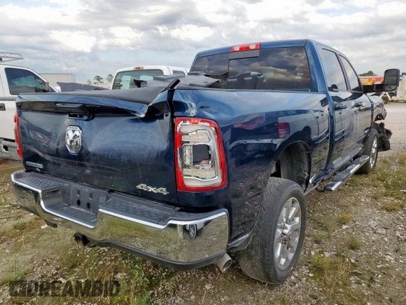 2022 Ram 2500 Big Horn with VIN 3C6UR5DJ3NG170399, listed as a Copart auction lot 53692075 with 60,281 mi miles and Salvage title. Bid and sale history available at DreamBid. Image 3.