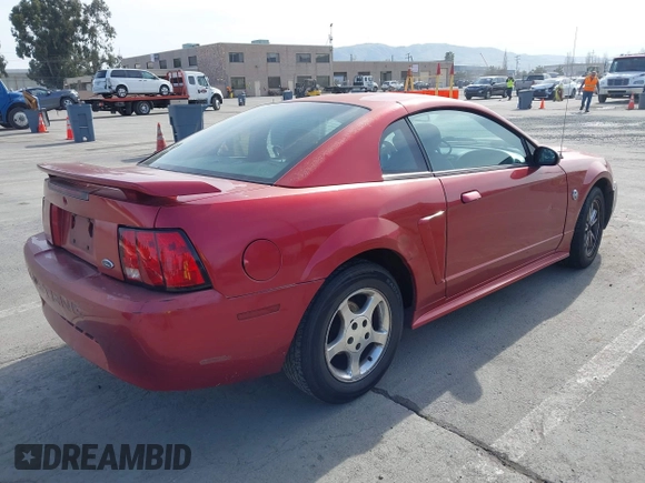 2004 Ford Mustang Standard with VIN 1FAFP40404F110071, listed as a IAAI auction lot 41841164 with 225,318 mi miles. Bid and sale history available at carsss.com. Image 4.