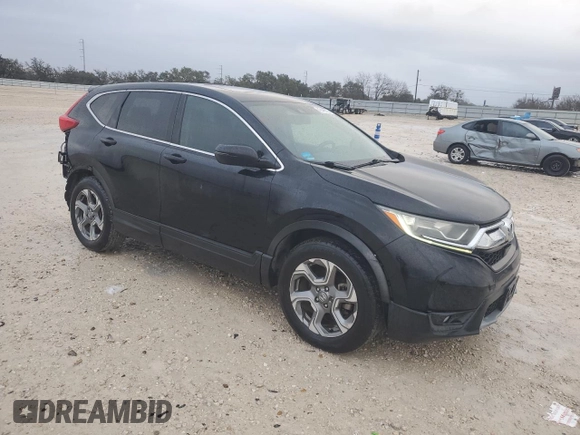 2017 Honda CR-V EX-L with VIN 7FARW1H87HE017174, listed as a Copart auction lot 42446025 with 104,412 mi miles and Salvage Title. Bid and sale history available at carsss.com. Image 4.