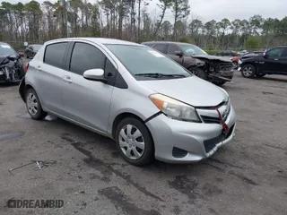 2012 Toyota Yaris L with VIN JTDKTUD30CD500524, listed as a IAAI auction lot 41619340 with 216,991 mi miles. Bid and sale history available at carsss.com. Image 1.