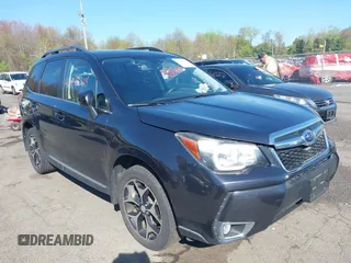 2015 Subaru Forester 2.0XT Touring with VIN JF2SJGWCXFH514739, listed as a IAAI auction lot 42143364 with 107,359 mi miles. Bid and sale history available at carsss.com. Image 1.
