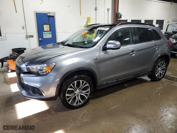 2017 Mitsubishi Outlander Sport SEL 2.4 with VIN JA4AR4AW5HZ064105, listed as a Copart auction lot 89061885 with 108,836 mi miles and Salvage Title. Bid and sale history available at carsss.com. Image 1.