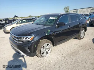 2021 Volkswagen Atlas Cross Sport 2.0T SEL with VIN 1V2BC2CA8MC203169, listed as a Copart auction lot 70706394 with 75,838 mi miles and Salvage Title. Bid and sale history available at carsss.com. Image 1.