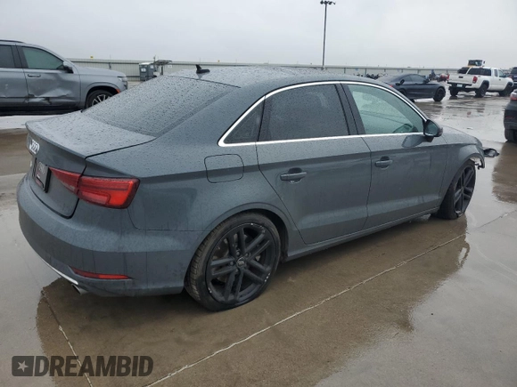 2019 Audi A3 Sedan Premium with VIN WAUBEGFF2KA104000, listed as a Copart auction lot 81337954 with 0 mi miles and Salvage Title. Bid and sale history available at carsss.com. Image 3.