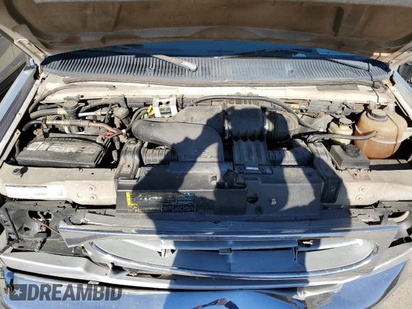 2002 Ford Econoline Passenger XL with VIN 1FMRE11LX2HB04681, listed as a Copart auction lot 60885454 with 114,665 mi miles and Salvage title. Bid and sale history available at DreamBid. Image 12.