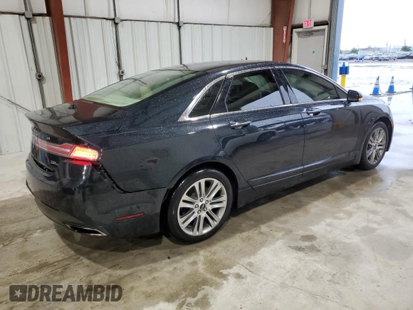 2014 Lincoln MKZ with VIN 3LN6L2G92ER814235, listed as a Copart auction lot 49706264 with 76,835 mi miles and Salvage title. Bid and sale history available at DreamBid. Image 3.