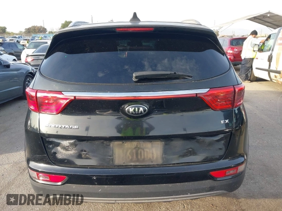 2018 Kia Sportage EX with VIN KNDPN3AC5J7427306, listed as a IAAI auction lot 41598354 with 46,829 mi miles and . Bid and sale history available at DreamBid. Image 16.