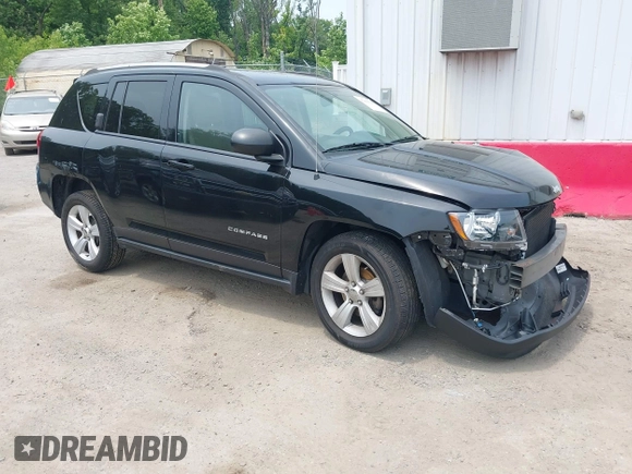 2017 Jeep Compass Sport SE z VIN 1C4NJCBA4HD148117, wystawiony jako IAAI lot #42440046 z przebiegiem 124 891 mil mil oraz . Historia ofert i sprzedaży dostępna na DreamBid. Obrazek 1.