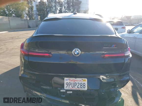 2020 BMW X4 M with VIN 5YMUJ0C05LLU67354, listed as a IAAI auction lot 41640960 with 38,948 mi miles. Bid and sale history available at carsss.com. Image 16.