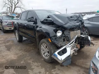 2021 Ford Ranger XL with VIN 1FTER4FHXMLD23153, listed as a IAAI auction lot 41532740 with 105,607 mi miles. Bid and sale history available at carsss.com. Image 1.
