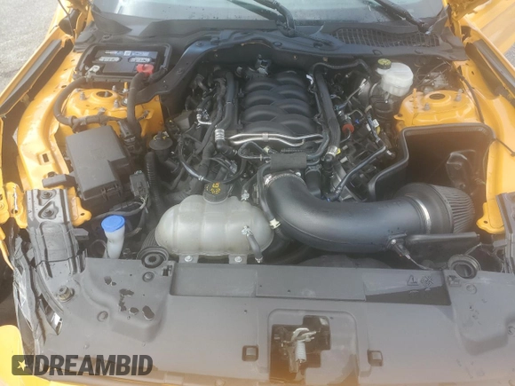 2022 Ford Mustang GT with VIN 1FA6P8CF8N5142200, listed as a Copart auction lot 45056715 with 40,672 mi miles and Salvage Title. Bid and sale history available at carsss.com. Image 12.