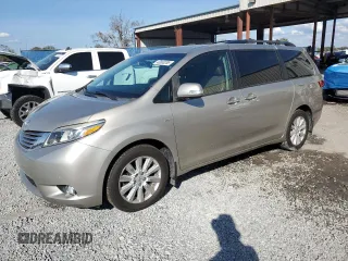 2017 Toyota Sienna XLE with VIN 5TDDZ3DC6HS153746, listed as a Copart auction lot 43800285 with 17,481 mi miles and Salvage Title. Bid and sale history available at DreamBid. Image 1.