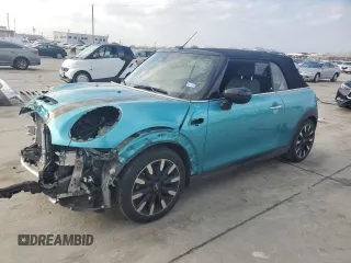 2021 MINI Convertible Cooper S z VIN WMWWJ5C03M3M68175, wystawiony jako Copart lot #44239445 z przebiegiem 31 632 mil mil oraz Szkoda całkowita • Salvage title. Historia ofert i sprzedaży dostępna na DreamBid. Obrazek 1.