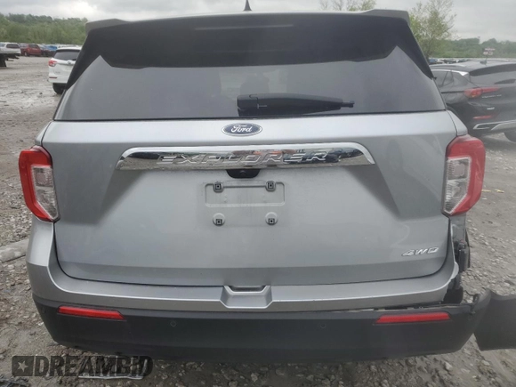 2023 Ford Explorer with VIN 1FMSK8BH9PGA84806, listed as a Copart auction lot 54875205 with 61,776 mi miles and Salvage title. Bid and sale history available at DreamBid. Image 6.
