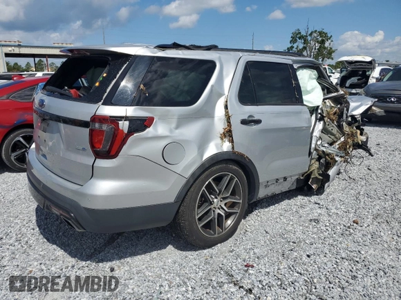 2016 Ford Explorer Sport z VIN 1FM5K8GTXGGA03127, wystawiony jako Copart lot #56862035 z przebiegiem Nie podano mil oraz Szkoda całkowita • Salvage title. Historia ofert i sprzedaży dostępna na DreamBid. Obrazek 3.
