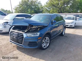 2016 Audi Q3 Premium Plus with VIN WA1BFCFS8GR010311, listed as a IAAI auction lot 41927789 with 91,400 mi miles. Bid and sale history available at carsss.com. Image 2.