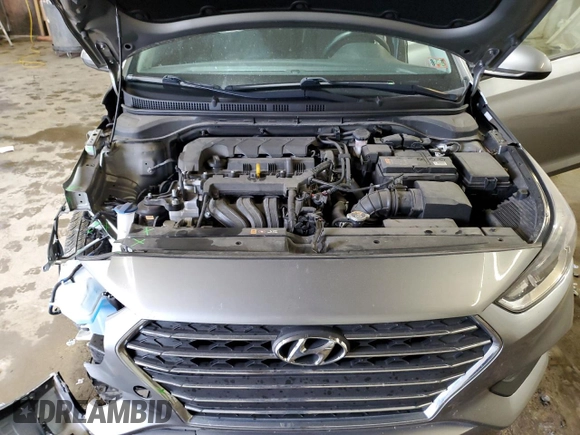 2021 Hyundai Accent SE with VIN 3KPC24A67ME136303, listed as a Copart auction lot 61190995 with 37,620 mi miles and Salvage title. Bid and sale history available at DreamBid. Image 11.