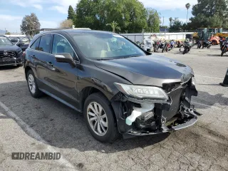 2016 Acura RDX Technology with VIN 5J8TB3H58GL013792, listed as a Copart auction lot 48191155 with 56,715 mi miles and Salvage Title. Bid and sale history available at DreamBid. Image 4.