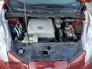 2015 Nissan LEAF SL with VIN 1N4AZ0CP7FC321033, listed as a Copart auction lot 42776715 with 53,700 mi miles and Salvage title. Bid and sale history available at DreamBid. Image 11.