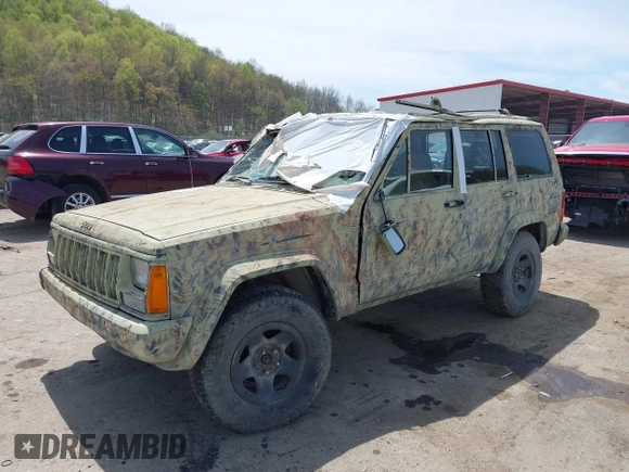 1996 Jeep Cherokee Sport with VIN 1J4FJ68S2TL154142, listed as a IAAI auction lot 42116515 with 197,095 mi miles and . Bid and sale history available at DreamBid. Image 2.