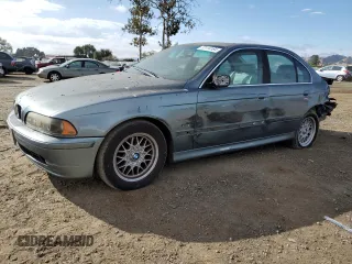 2001 BMW 5 Series 525iA with VIN WBADT43471GF57754, listed as a Copart auction lot 72114164 with 159,376 mi miles and Salvage Title. Bid and sale history available at carsss.com. Image 1.