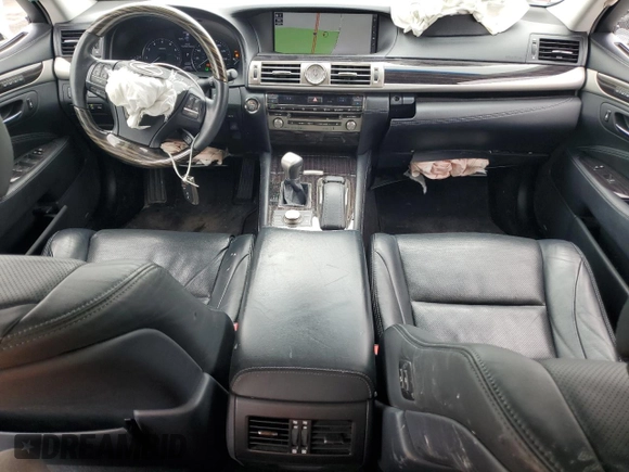 2016 Lexus LS 460 with VIN JTHCL5EF7G5026203, listed as a Copart auction lot 54129465 with 142,898 mi miles and Salvage title. Bid and sale history available at DreamBid. Image 8.