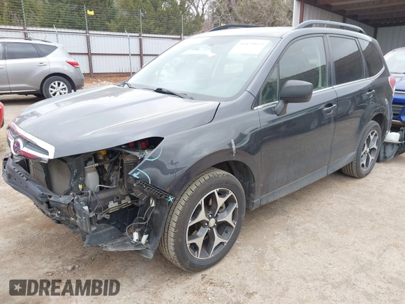 2015 Subaru Forester 2.0XT Premium with VIN JF2SJGDC1FH823888, listed as a IAAI auction lot 41829859 with 90,743 mi miles. Bid and sale history available at carsss.com. Image 2.