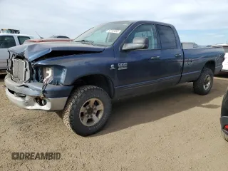 2007 Dodge 2500 SLT with VIN 3D7KS28A47G817852, listed as a Copart auction lot 50783855 with 257,984 mi miles and Salvage title. Bid and sale history available at DreamBid. Image 1.