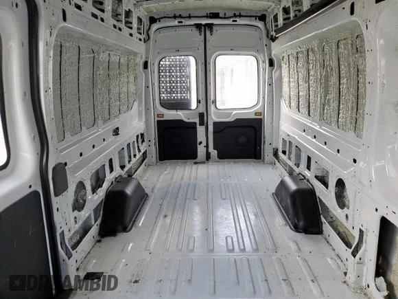2021 Ford Transit Cargo with VIN 1FTBW3X85MKA89109, listed as a Copart auction lot 56777475 with Not provided miles and Salvage title. Bid and sale history available at DreamBid. Image 10.