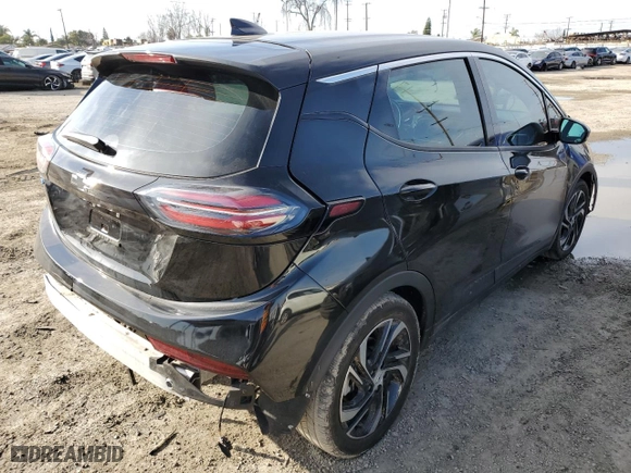 2023 Chevrolet Bolt EV 2LT with VIN 1G1FX6S02P4115703, listed as a Copart auction lot 45595525 with NaN miles and Salvage Title. Bid and sale history available at carsss.com. Image 3.