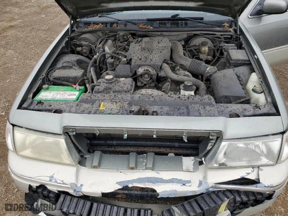 2004 Mercury Grand Marquis GS with VIN 2MEFM74W34X649223, listed as a Copart auction lot 51854155 with 124,398 mi miles and Salvage Title. Bid and sale history available at carsss.com. Image 11.