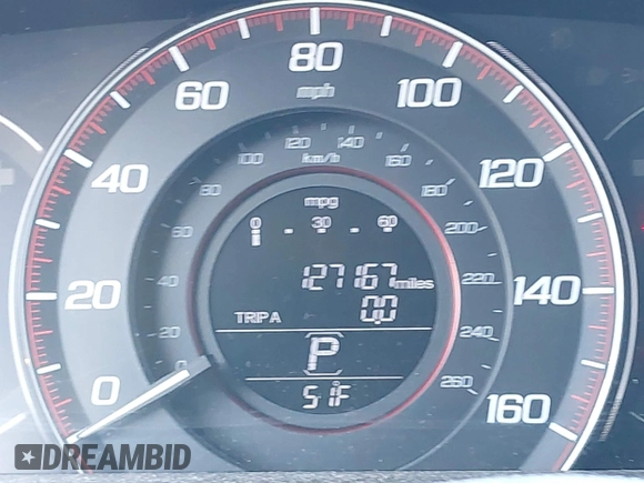 2014 Honda Accord Sport with VIN 1HGCR2F5XEA098961, listed as a IAAI auction lot 42006615 with 127,167 mi miles and . Bid and sale history available at DreamBid. Image 15.