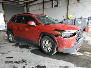 2023 Toyota Corolla Cross LE with VIN 7MUCAAAG6PV046568, listed as a Copart auction lot 56658195 with 30,482 mi miles and Non repairable. Bid and sale history available at DreamBid. Image 4.