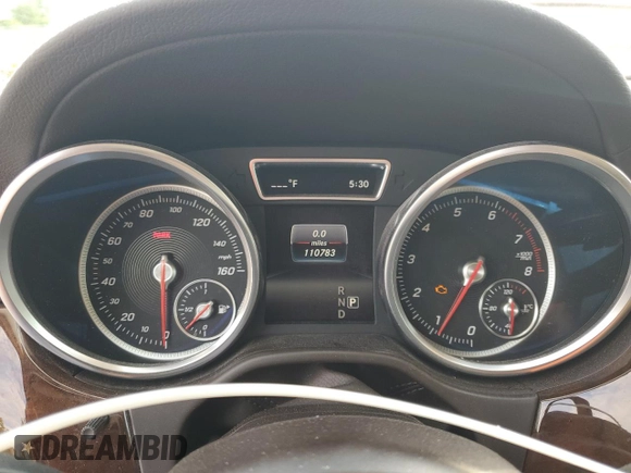 2017 Mercedes-Benz GLS 450 with VIN 4JGDF6EE6HA788484, listed as a Copart auction lot 58740165 with 110,783 mi miles and Clean title. Bid and sale history available at DreamBid. Image 9.