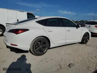 2023 Acura Integra w/A-Spec Package with VIN 19UDE4H34PA002414, listed as a Copart auction lot 73917954 with 2,171 mi miles and Salvage Title. Bid and sale history available at carsss.com. Image 3.