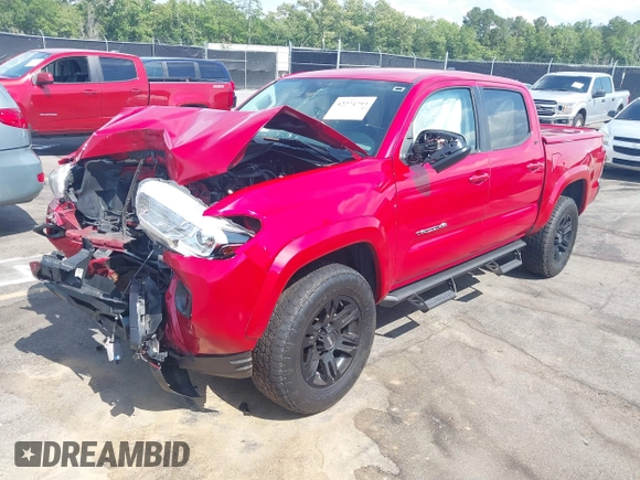 2020 Toyota Tacoma SR5 with VIN 3TMAZ5CN0LM125435, listed as a IAAI auction lot 42274793 with 91,460 mi miles and . Bid and sale history available at DreamBid. Image 2.