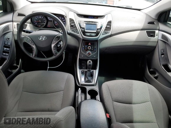 2014 Hyundai Elantra SE with VIN 5NPDH4AE4EH494143, listed as a Copart auction lot 64726195 with 65,050 mi miles and Salvage title. Bid and sale history available at DreamBid. Image 8.